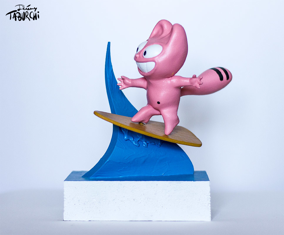 Surfin'Chat Rose de Jérémy Taburchi
