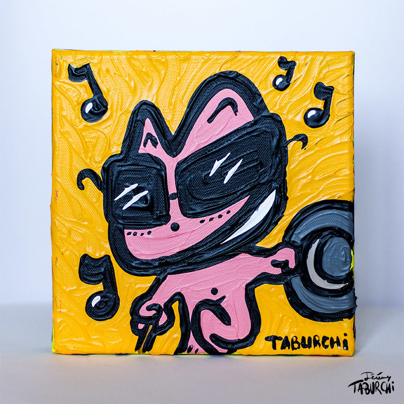 Pink Crooner Cat