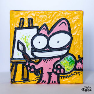 "Pink Cat Painter"