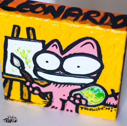 "Pink Cat Painter"