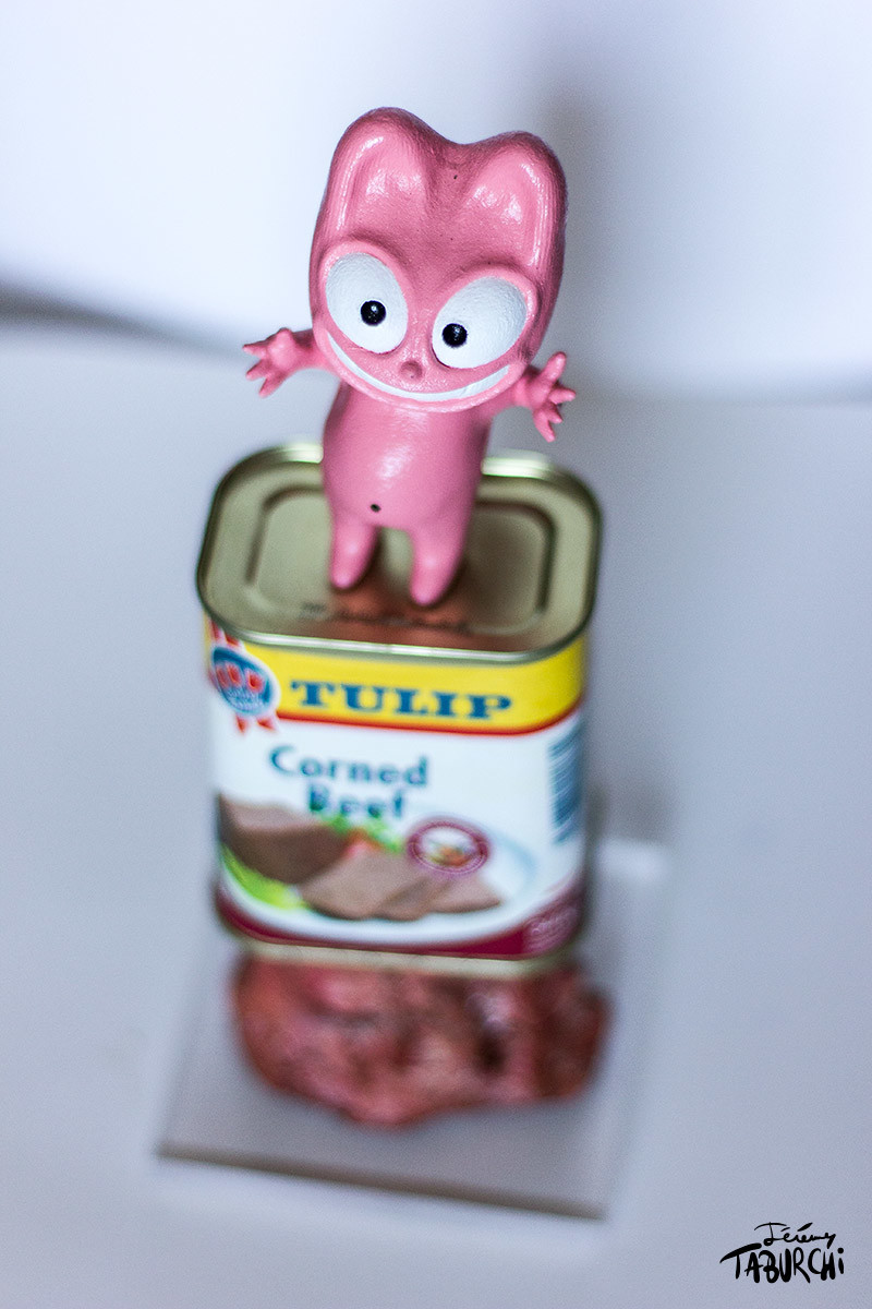 "Pink Corned Beef Cat" from Taburchi