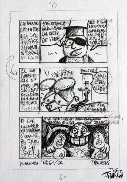 planche originale de BD