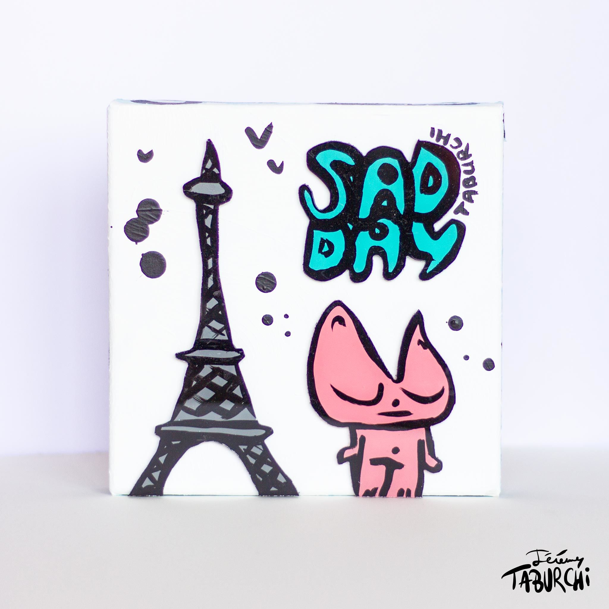 Pray for Paris by the Pink Cat  Jérémy Taburchi's Art Gallery