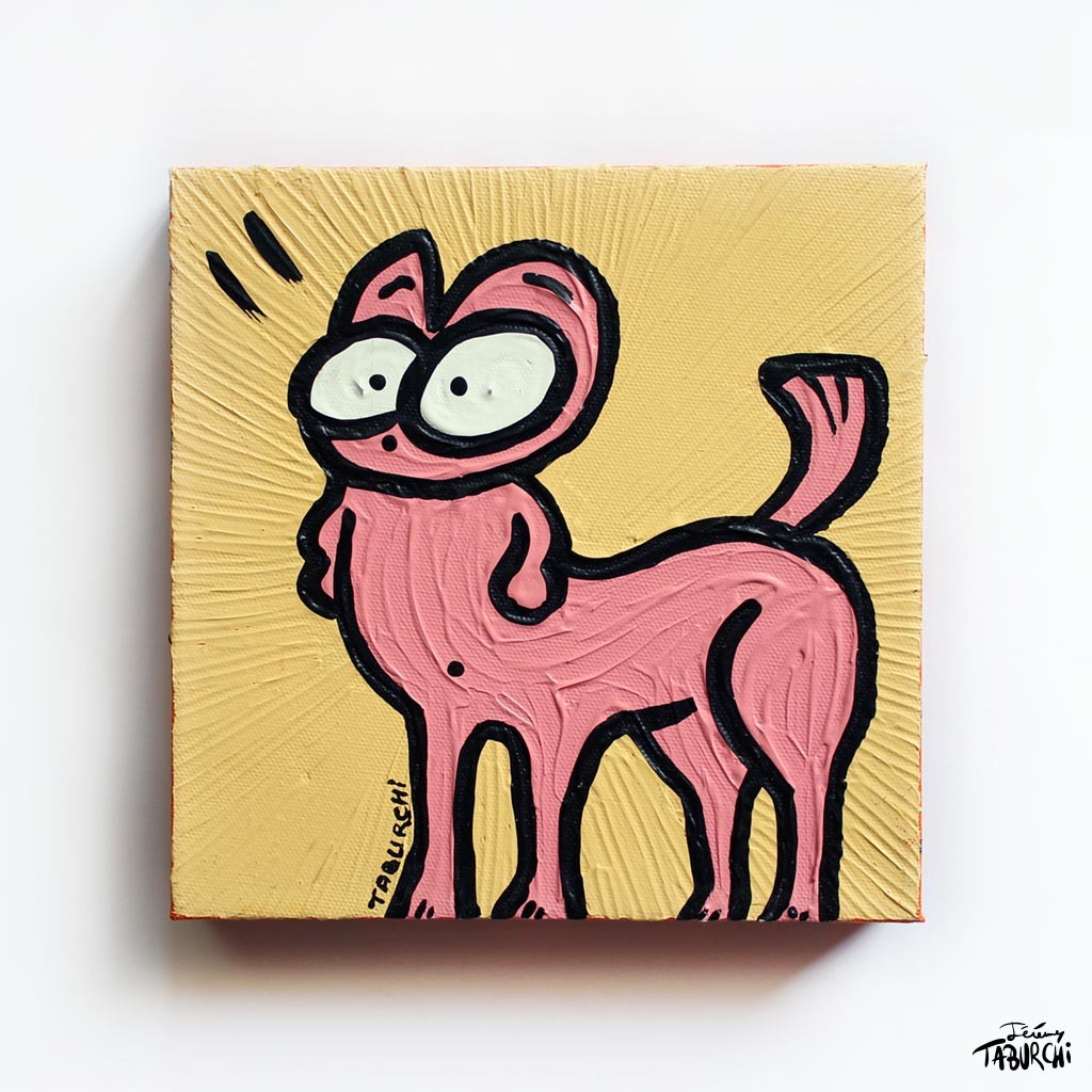 Chentaure, the Centaur Pink Cat