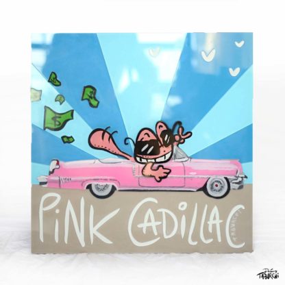 Pink Cadillac avec le Chat Rose de Jérémy Taburchi