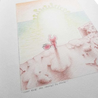 Dessin au crayon de Taburchi sur le thème du Coronavirus