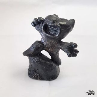Une figurine en bronze de Jérémy Taburchi