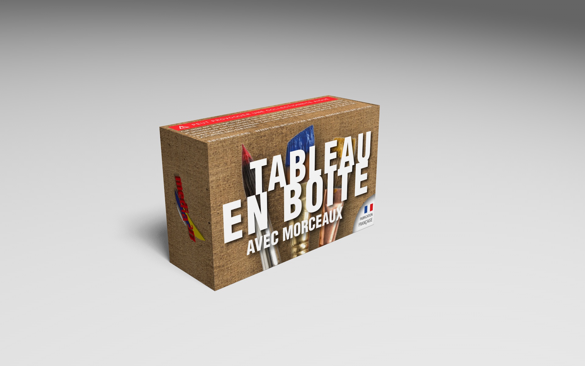 Tableau en boite avec morceaux – Image 4